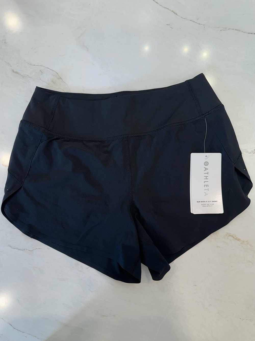 Athleta Black Women's Athletic Running Shorts